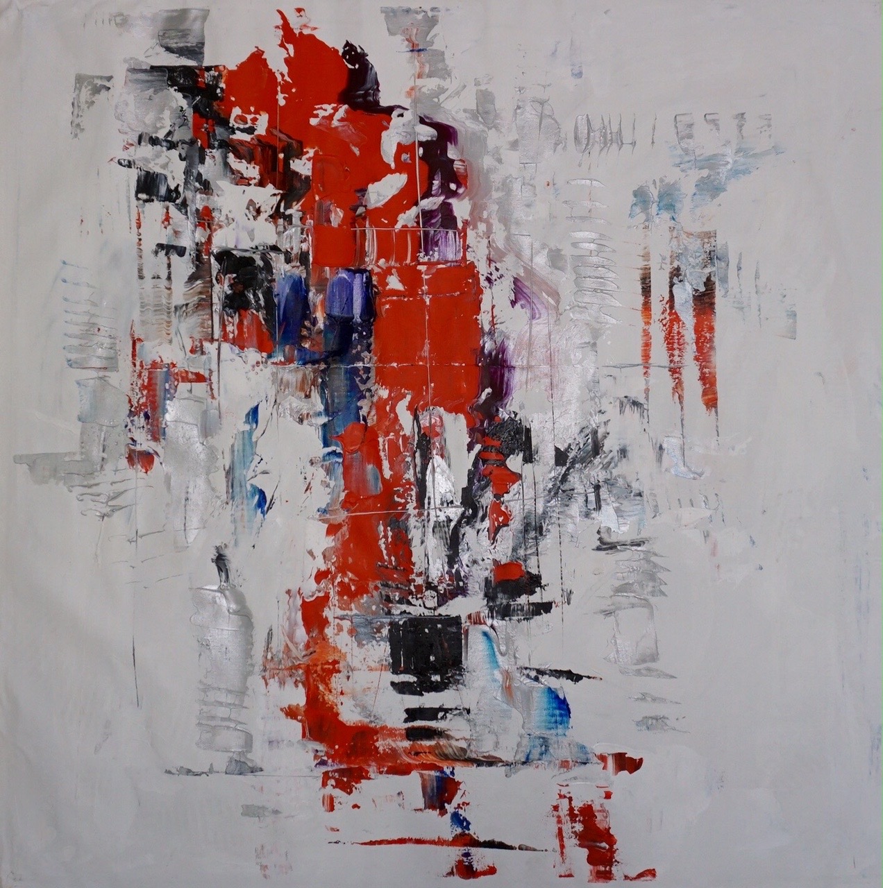 Fractured - 120 x 120 cm by Paul Ygartua